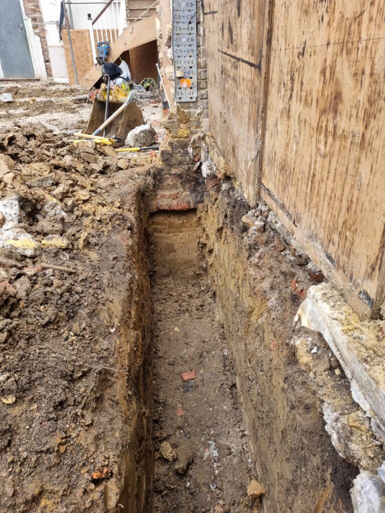 Demolition , Structure work as steel beams , Joints, Brick & Block work, Drainage Kent House Rd, Beckenham BR3