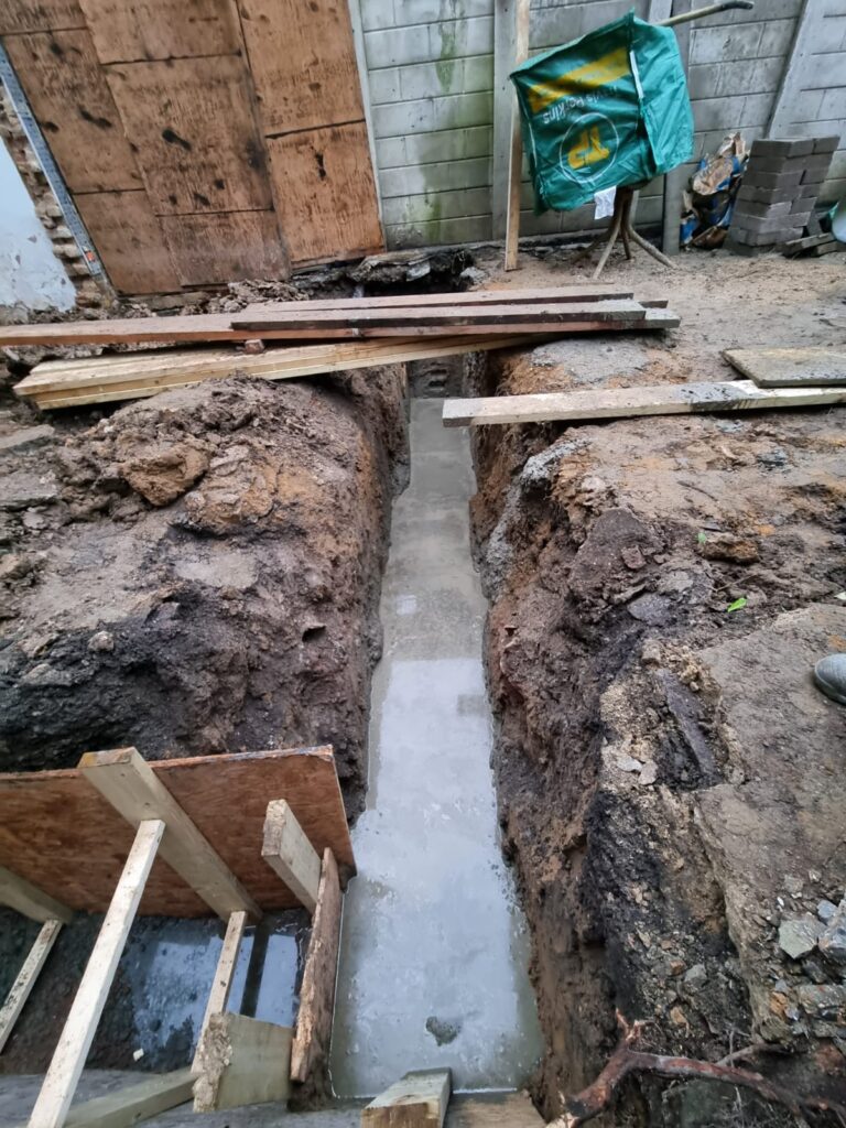 Demolition , Structure work as steel beams , Joints, Brick & Block work, Drainage Kent House Rd, Beckenham BR3