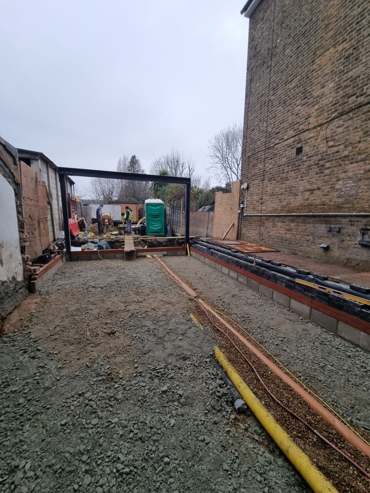 Demolition , Structure work as steel beams , Joints, Brick & Block work, Drainage Kent House Rd, Beckenham BR3