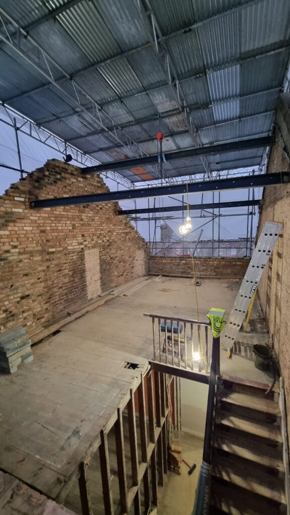 Demolition , Structure work as steel beams , Joints, Brick & Block work, Drainage Kent House Rd, Beckenham BR3