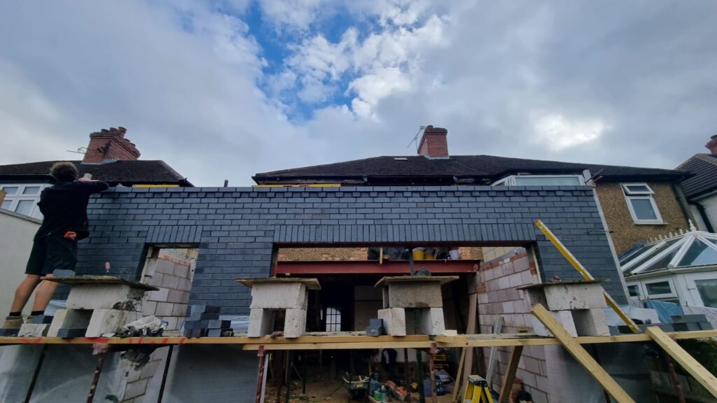 Brickwork in Kingswood Rd, Watford WD25